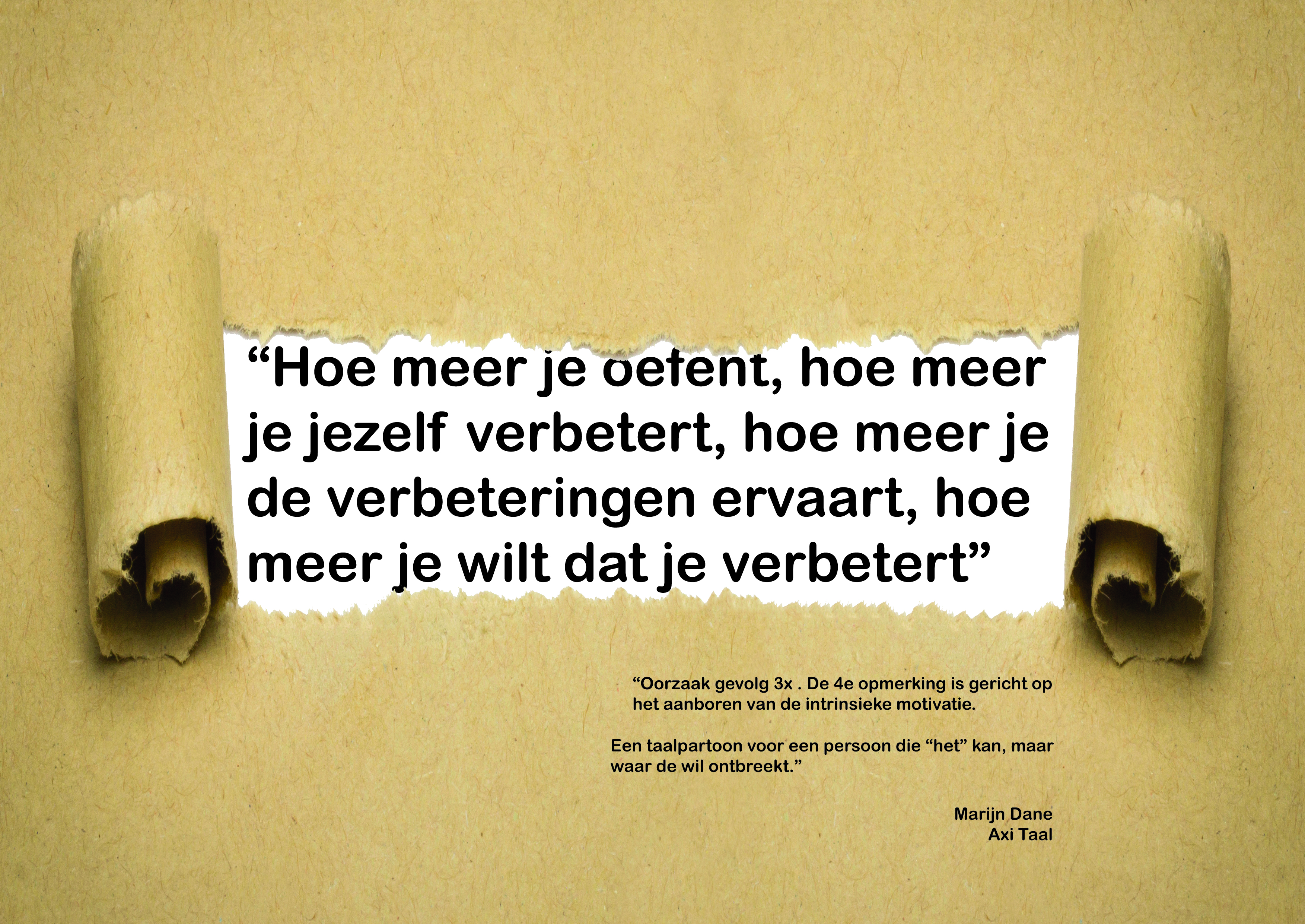 Axi taal van Marijn Dane